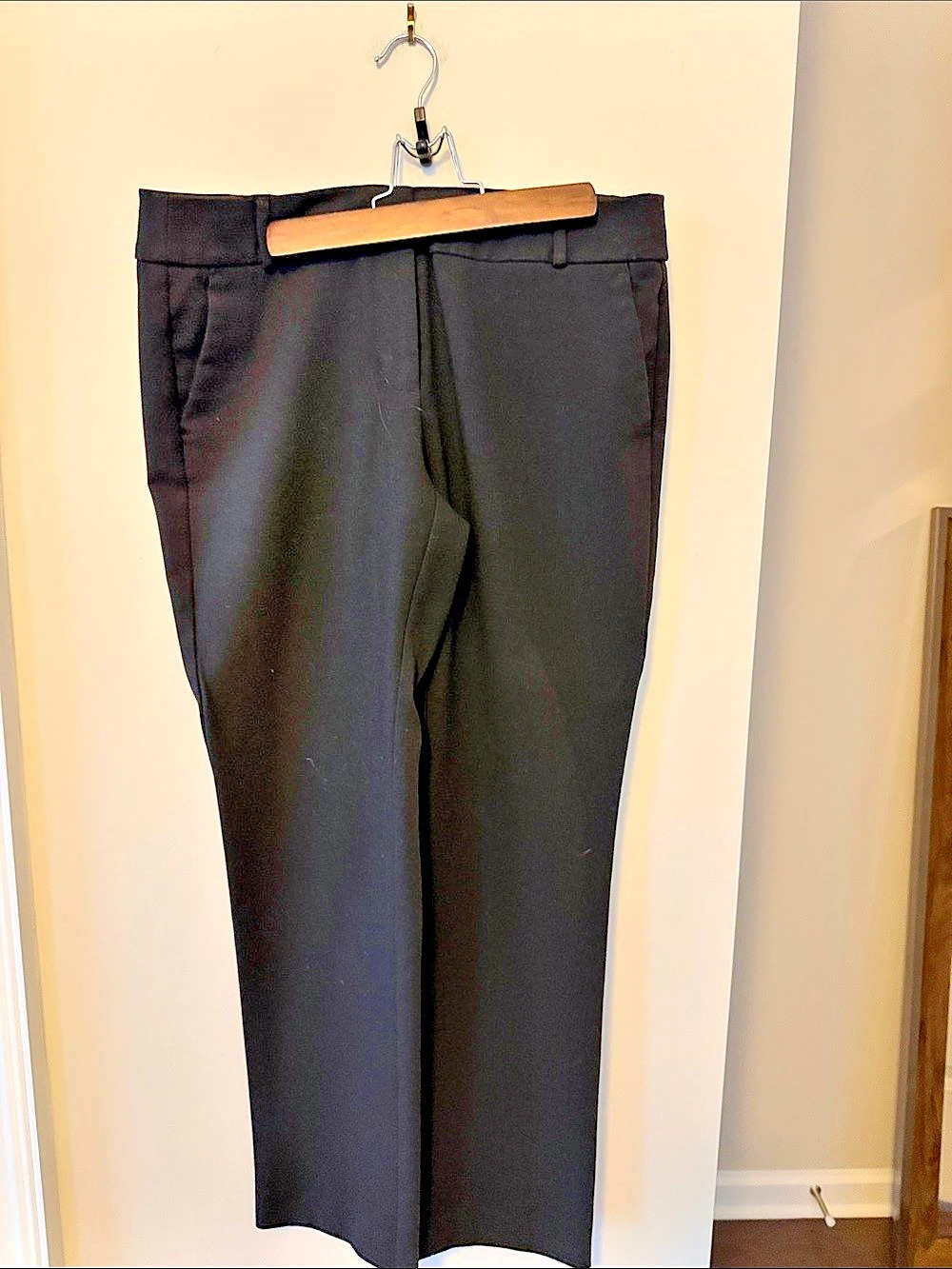 LOFT Marisa Straight Pants Black